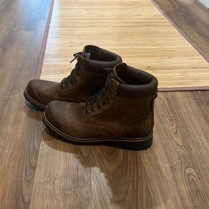 Timberland brown work boots